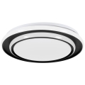 Eglo - LED Ceiling Light, 24W / 230V, Ø 40 cm, Black
