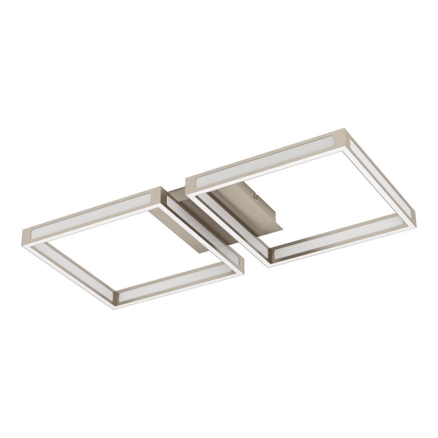 Eglo - LED Ceiling light 2xLED/11,2W/230V matte chrome