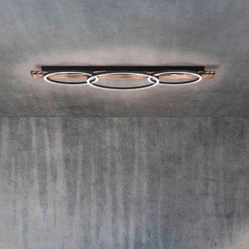 Eglo - LED Ceiling light 2xLED/12W/230V + LED/12W