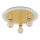 Eglo - LED ceiling light 3xE27/4W/230V golden