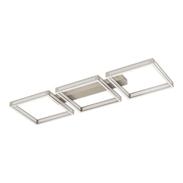 Eglo - LED Ceiling light 3xLED/11,2W/230V matte chrome