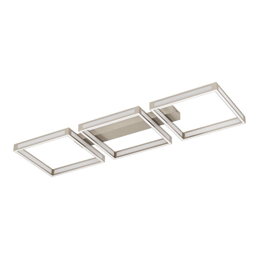 Eglo - LED Ceiling light 3xLED/11,2W/230V matte chrome