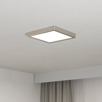 Eglo - LED Ceiling Light LED/10,5W/230V 2700/4000/6500K 22x22 cm matte chrome