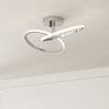 Eglo - LED Ceiling Light LED/12W/230V 2700/4000/6500K polished chrome