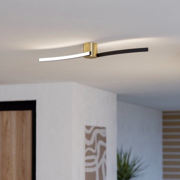 Eglo - LED Ceiling light LED/12W/230V 4000K black