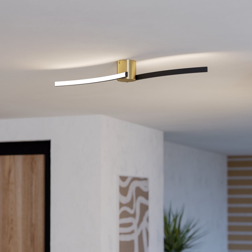Eglo - LED Ceiling light LED/12W/230V 4000K black