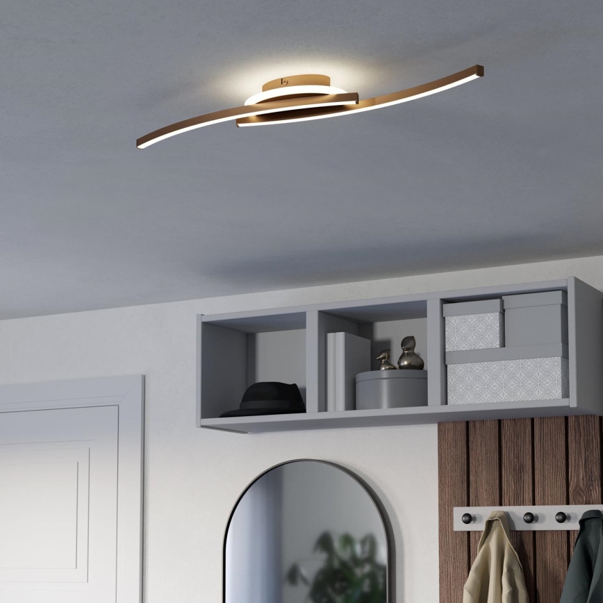 Eglo - LED Ceiling light LED/12W/230V 4000K copper