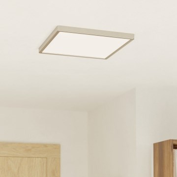 Eglo - LED ceiling light LED/17,5W/230V 2700/4000/6500K 39x39 cm matte chrome