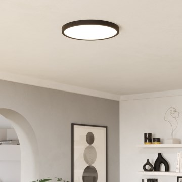 Eglo - LED Ceiling Light LED/17W/230V 2700/4000/6500K Ø 38.9 cm Black