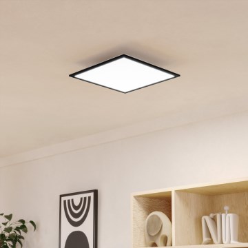 Eglo - LED ceiling light LED/18,8W/230V 2700/4000/6500K 40x40 cm black