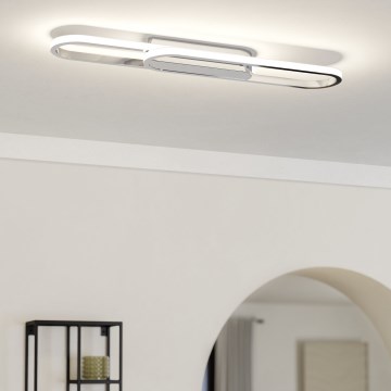 Eglo - LED Ceiling Light LED/20W/230V 2700/4000/6500K Polished Chrome