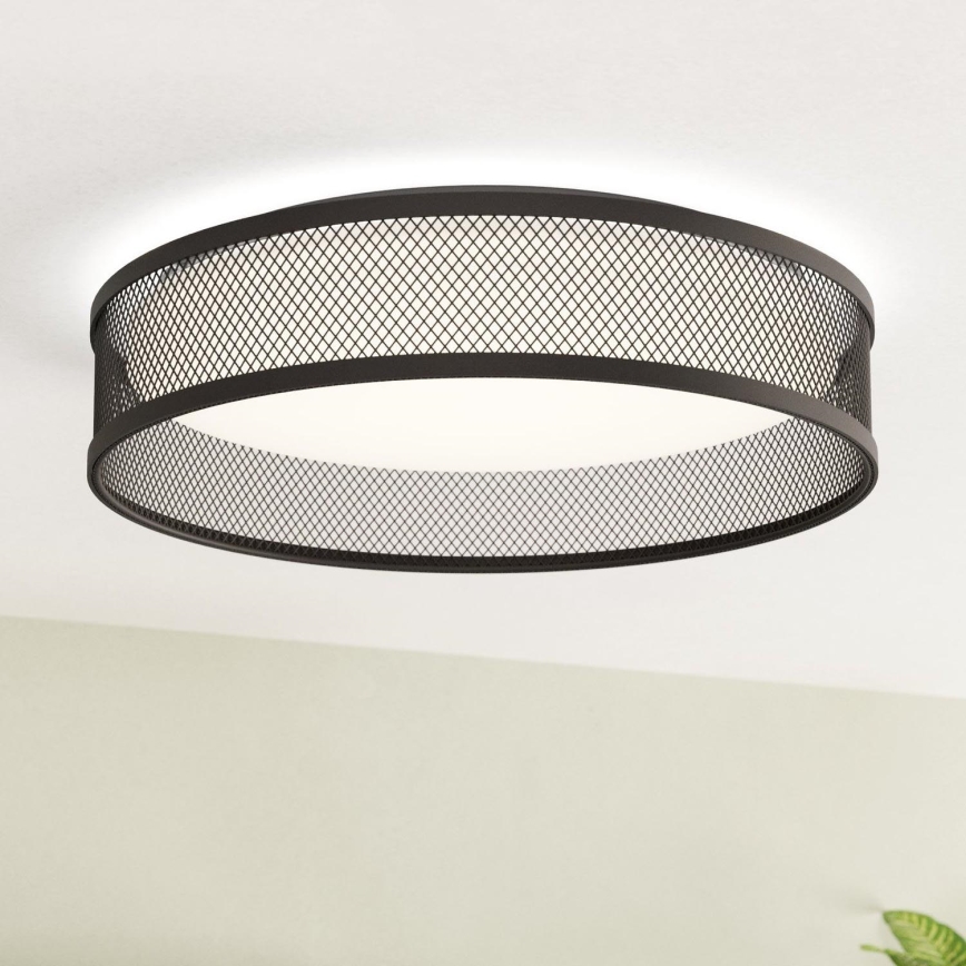Eglo - LED Ceiling light LED/20W/230V black