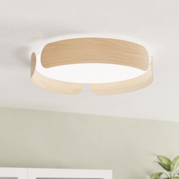 Eglo - LED Ceiling Light LED/20W/230V Ø 37 cm Beige