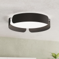 Eglo - LED Ceiling Light LED/20W/230V Ø 37 cm Black