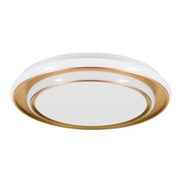 Eglo - LED Ceiling Light LED/24W/230V 2700/4000/6500K dia. 40 cm Gold