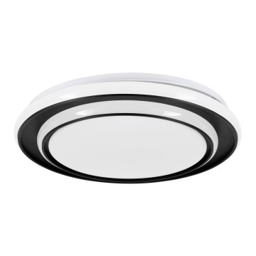 Eglo - LED Ceiling Light LED/24W/230V Selectable CCT 2700/4000/6500K Ø 40 cm Black