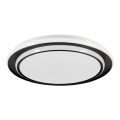 Eglo - LED ceiling light LED/36W/230V 2700/4000/6500K Ø 49 cm black