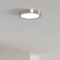 Eglo - LED Ceiling Light LED/7.5W/230V 2700/4000/6500K Ø 16.6 cm Matte Chrome