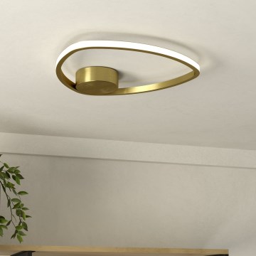 Eglo - LED Ceiling Light LED/9,7W/230V dia. 37,5 cm gold