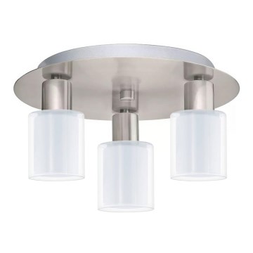 Eglo - LED Ceiling light MY CHOICE 3xE14/4W/230V matte chrome/white