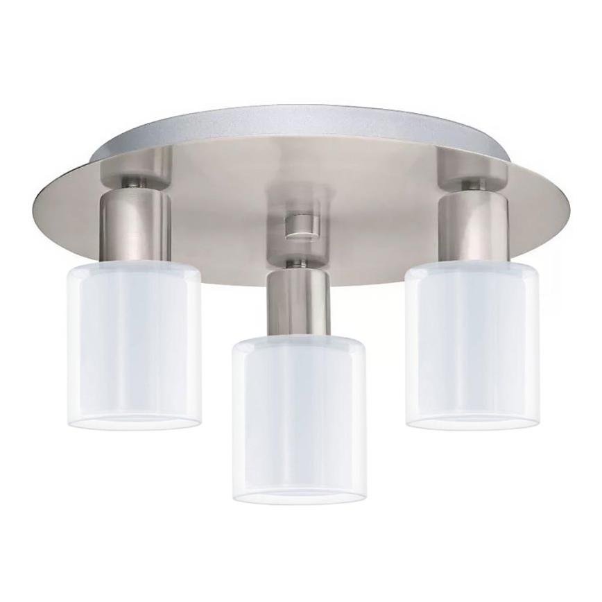 Eglo - LED Ceiling light MY CHOICE 3xE14/4W/230V matte chrome/white