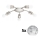 Eglo - LED Ceiling light MY CHOICE 5xE14/4W/230V  matte chrome/white/black