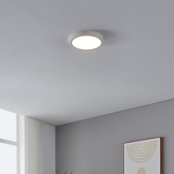 Eglo - LED Ceiling Light with Motion Sensor FUEVA LED/17W/230V 3000K ø  21cm dia. 21 cm
