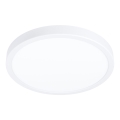 Eglo - LED ceiling light with motion sensor FUEVA LED/17W/230V 3000K ø 28,5 cm dia. 28,5 cm