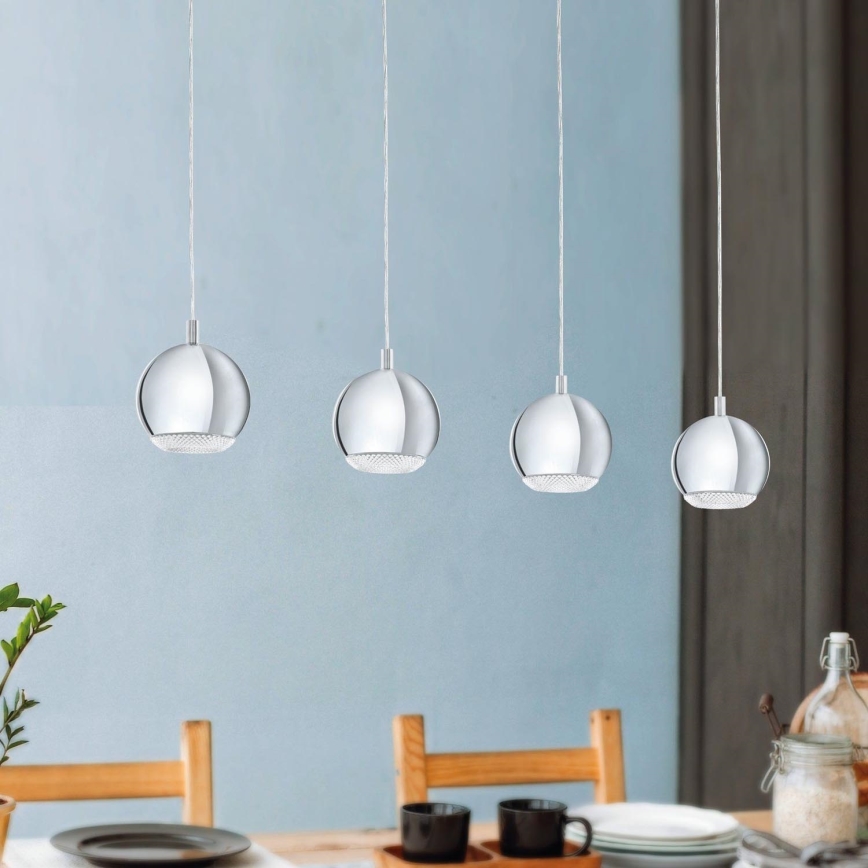 Eglo - LED chandelier 4xGU10-LED/4W/230V