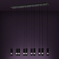 Eglo - LED Chandelier on a string 10xGU10/4,6W/230V black