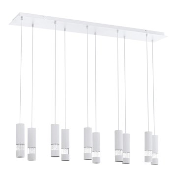 Eglo - LED Chandelier on a string 10xGU10/5W/230V white