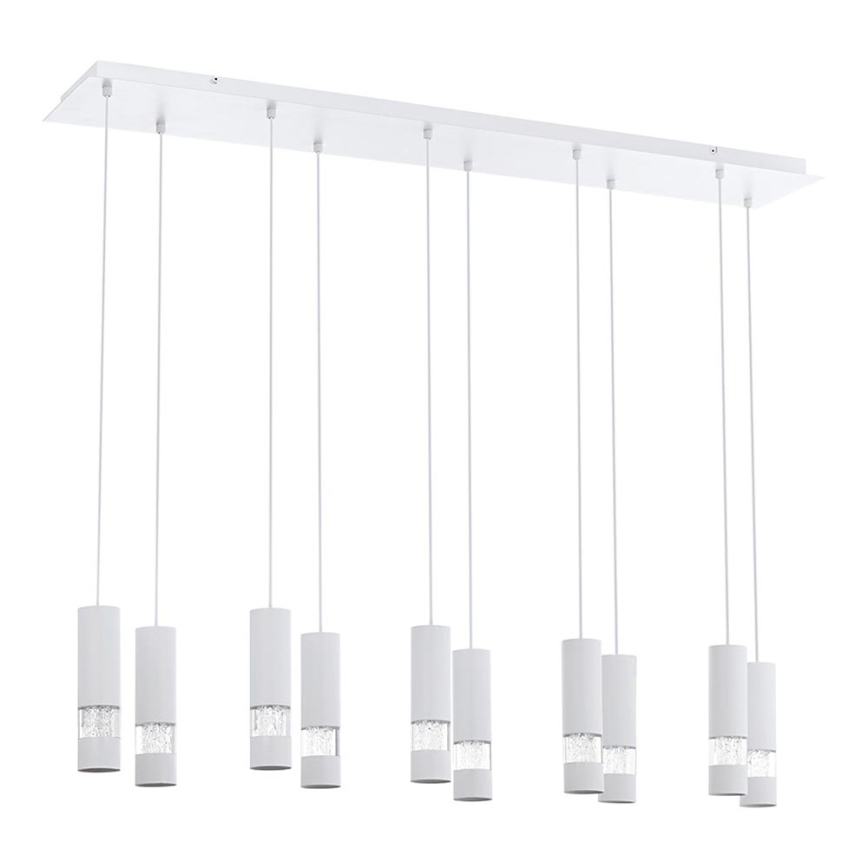 Eglo - LED Chandelier on a string 10xGU10/5W/230V white