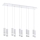 Eglo - LED Chandelier on a string 10xGU10/5W/230V white