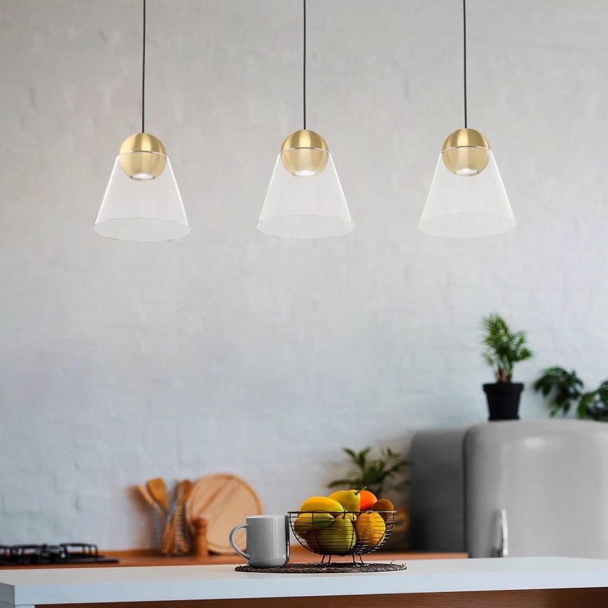 Eglo - LED Chandelier on a string 3xGU10/4,5W/230V