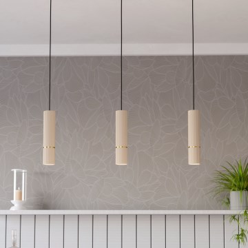Eglo - LED Chandelier on a string 3xGU10/5W/230V 3000K beige