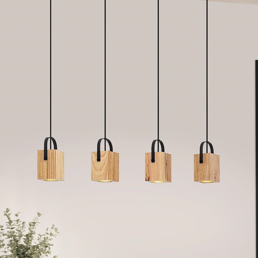 Eglo - LED Chandelier on a string 4xGU10/3W/230V