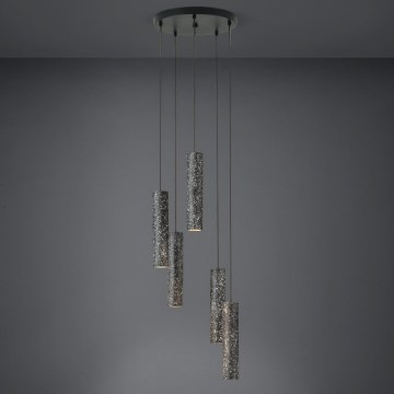 Eglo - LED Chandelier on a string 5xGU10/4,5W/230V