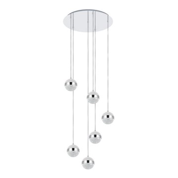 Eglo - LED Chandelier on a string 6xG9/3W/230V