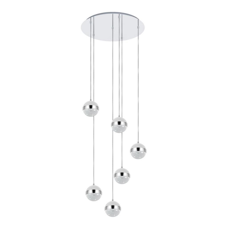 Eglo - LED Chandelier on a string 6xG9/3W/230V