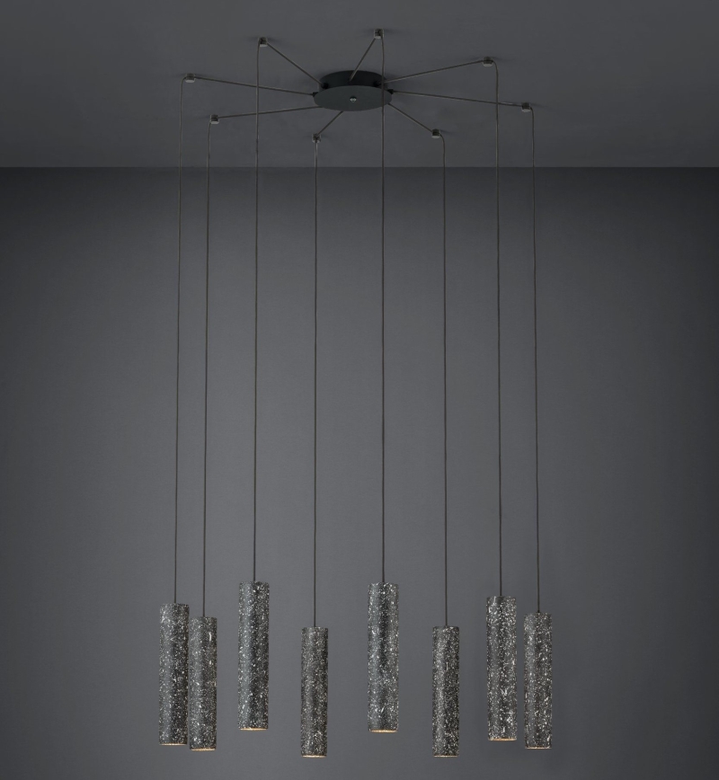 Eglo - LED Chandelier on a string 8xGU10/4,5W/230V