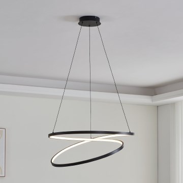 Eglo - LED Chandelier on a string LED/42W/230V 3000K black