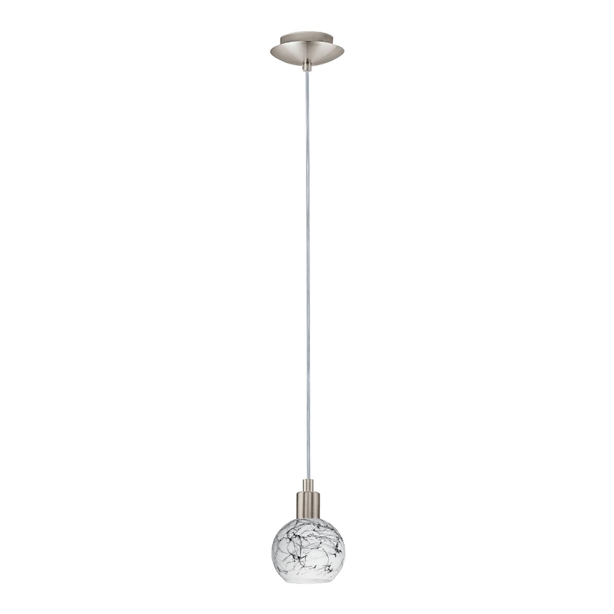 Eglo - LED Chandelier on a string MY CHOICE 1xE14/4W/230V matte chrome/white/black