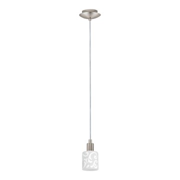 Eglo - LED Chandelier on a string MY CHOICE 1xE14/4W/230V  matte chrome/white