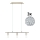 Eglo - LED Chandelier on a string MY CHOICE 3xE14/4W/230V matte chrome