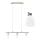 Eglo - LED Chandelier on a string MY CHOICE 3xE14/4W/230V matte chrome/white