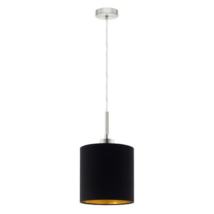 Eglo - LED Chandelier on a string TUNJA 1xE27/60W/230V black