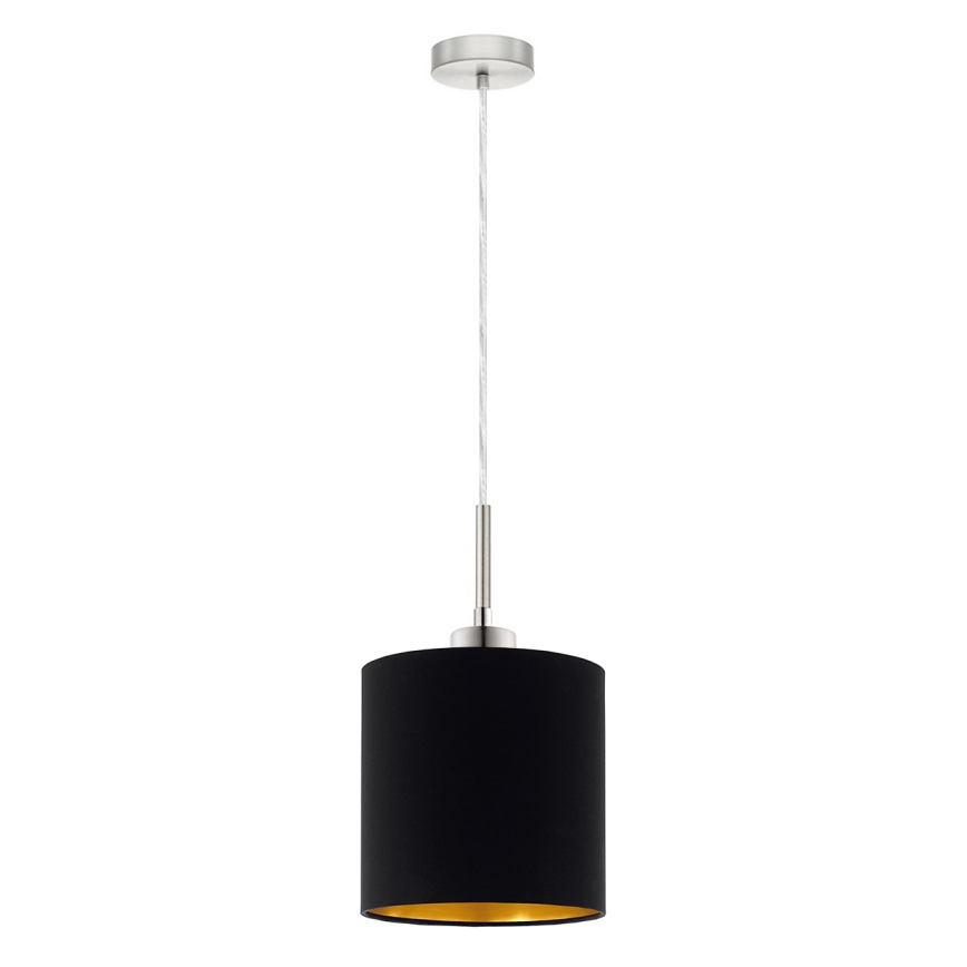 Eglo - LED Chandelier on a string TUNJA 1xE27/60W/230V black