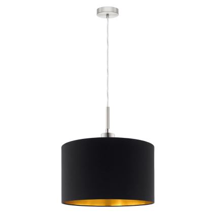 Eglo - LED Chandelier on a string TUNJA 1xE27/60W/230V black