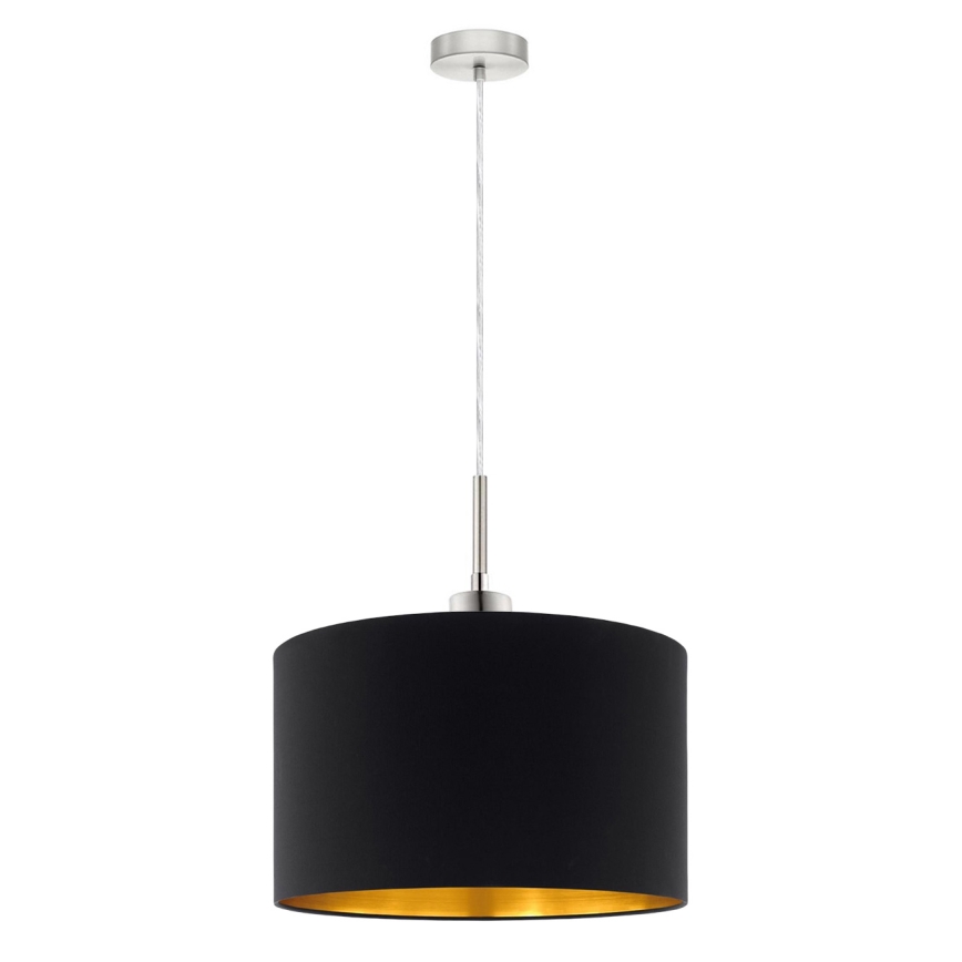 Eglo - LED Chandelier on a string TUNJA 1xE27/60W/230V black