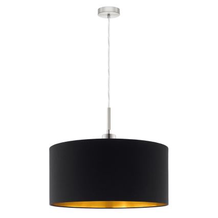 Eglo - LED Chandelier on a string TUNJA 1xE27/60W/230V black